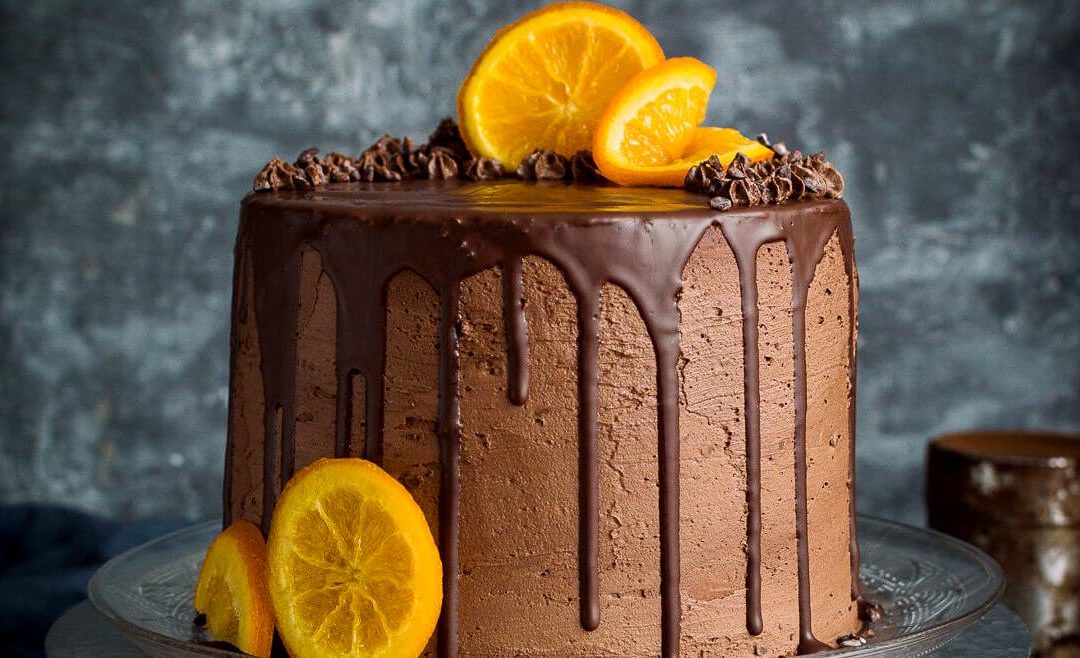 Апельсиново миндальный торт с шоколадным маслом 1080x658 - Апельсиново - миндальный торт с шоколадным кремом (vegan)