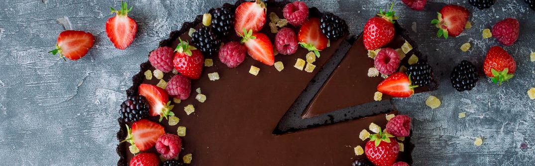 Шоколадный тарт с имбирным вареньем без выпекания - Шоколадный тарт с имбирным вареньем без выпекания